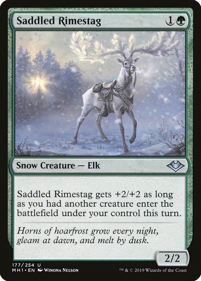 Saddled Rimestag (de Near Mint)