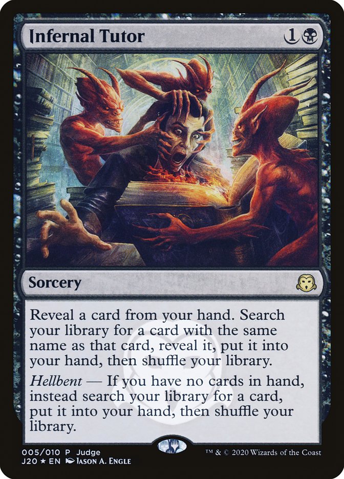 Infernal Tutor [Judge Gift Cards]