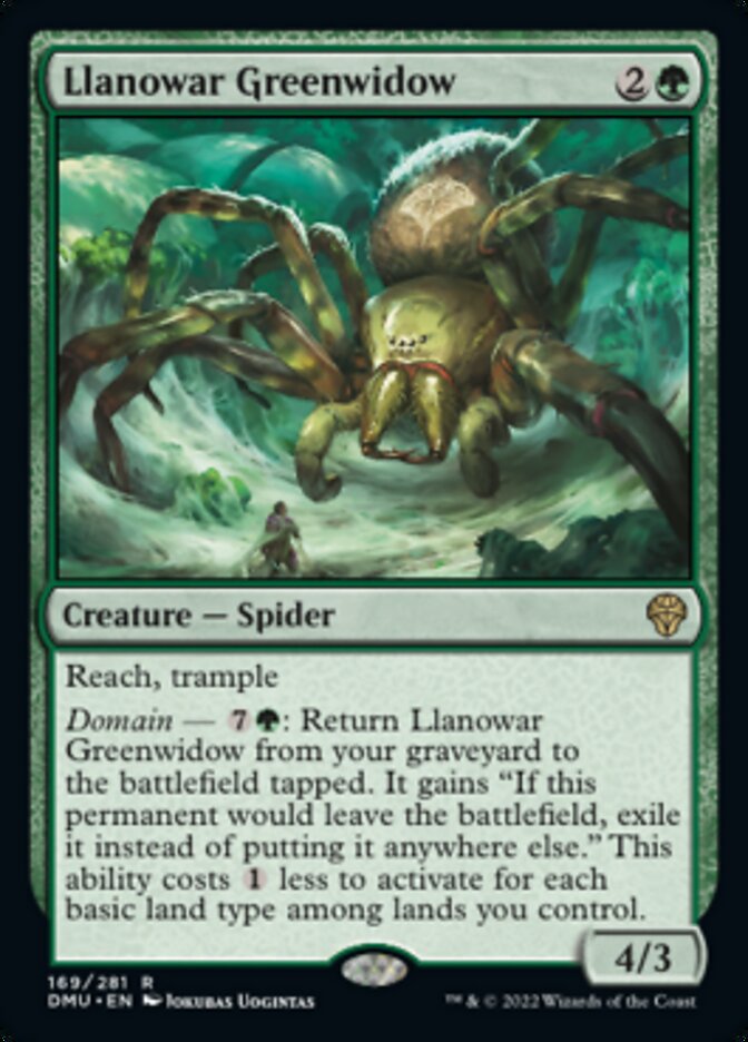 Llanowar Greenwidow (de Near Mint)