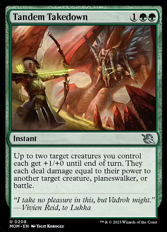 Tandem Takedown [March of the Machine]