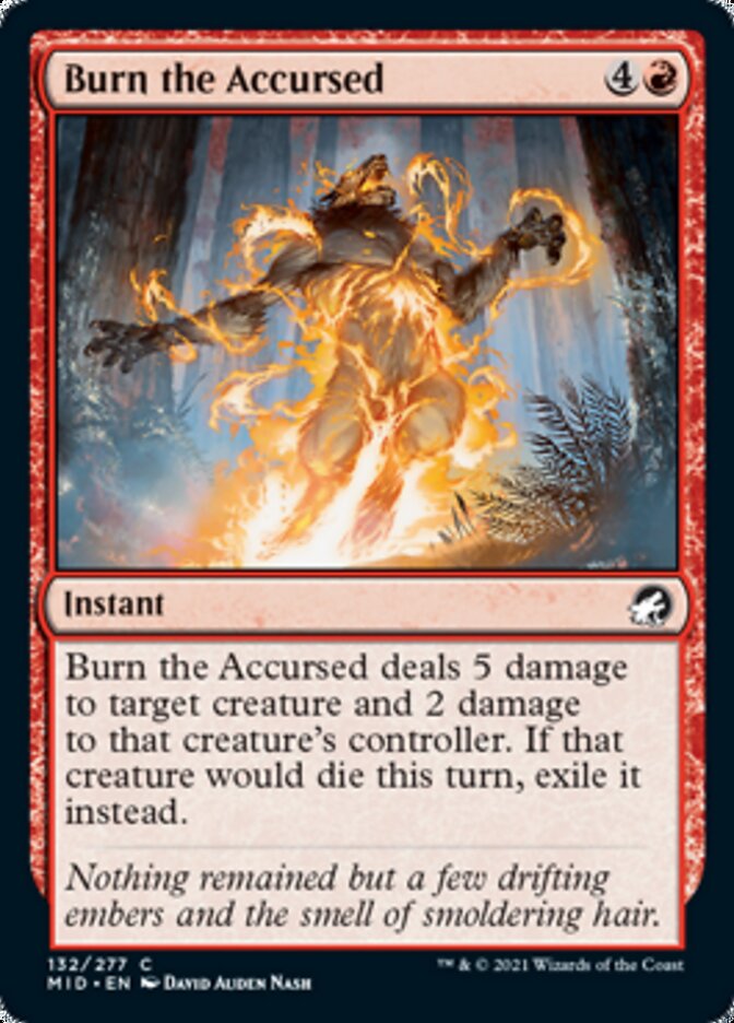 Burn the Accursed (en Near Mint)