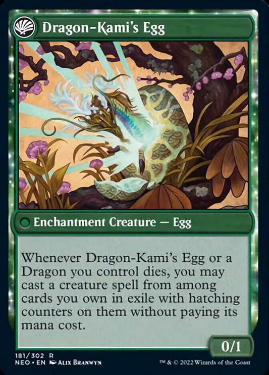 The Dragon-Kami Reborn // Dragon-Kami's Egg (de Near Mint)