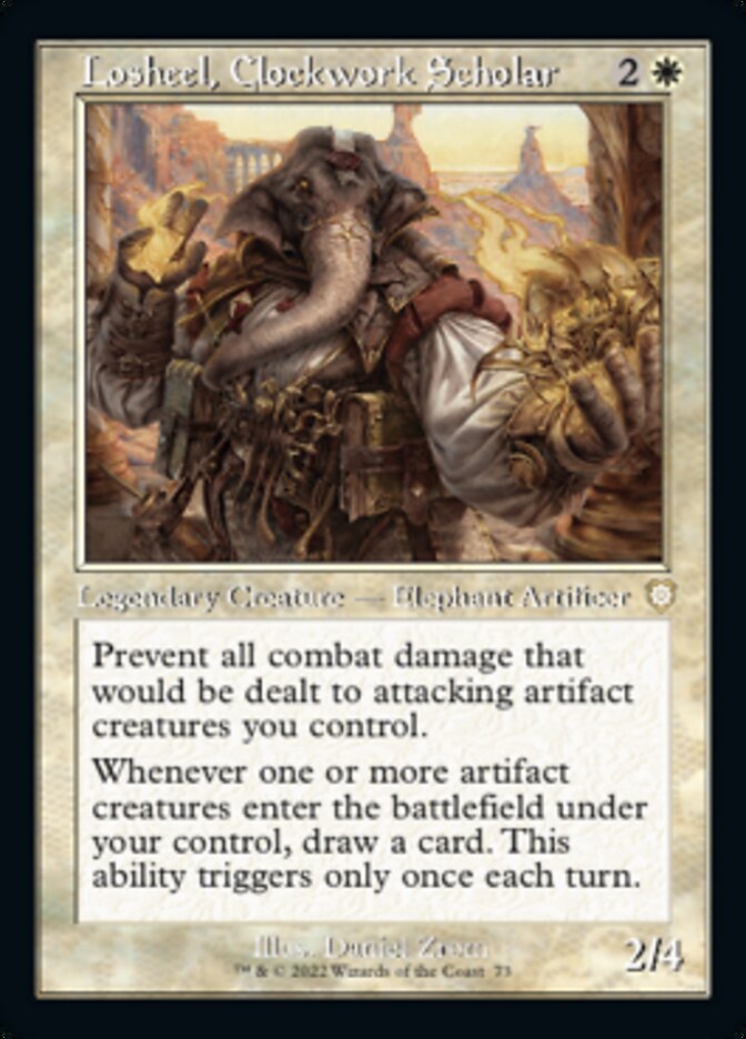 Losheel, Clockwork Scholar [Commander: The Brothers' War] (German)
