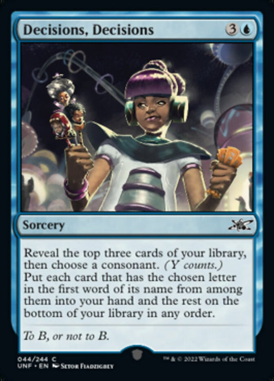 Decisions, Decisions (en Near Mint)