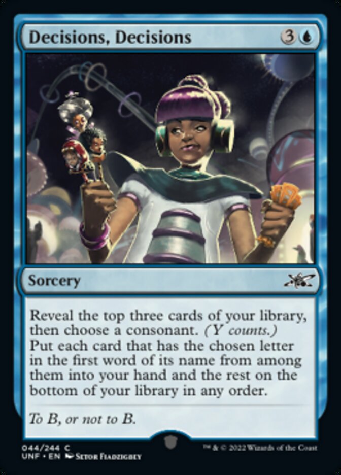 Decisions, Decisions (en Near Mint)