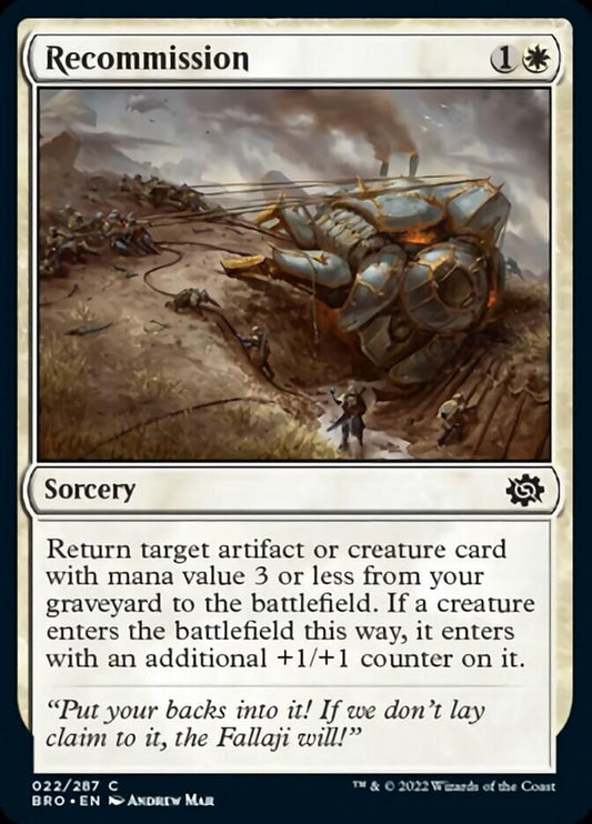 Recommission (de Near Mint)