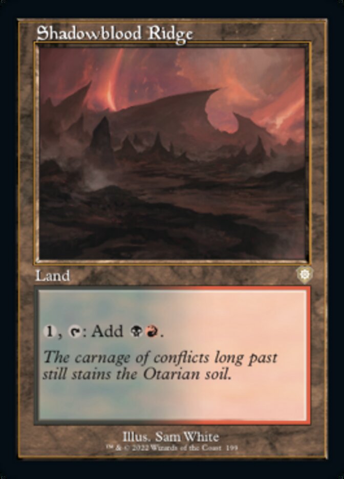 Shadowblood Ridge [Commander: The Brothers' War] (German)