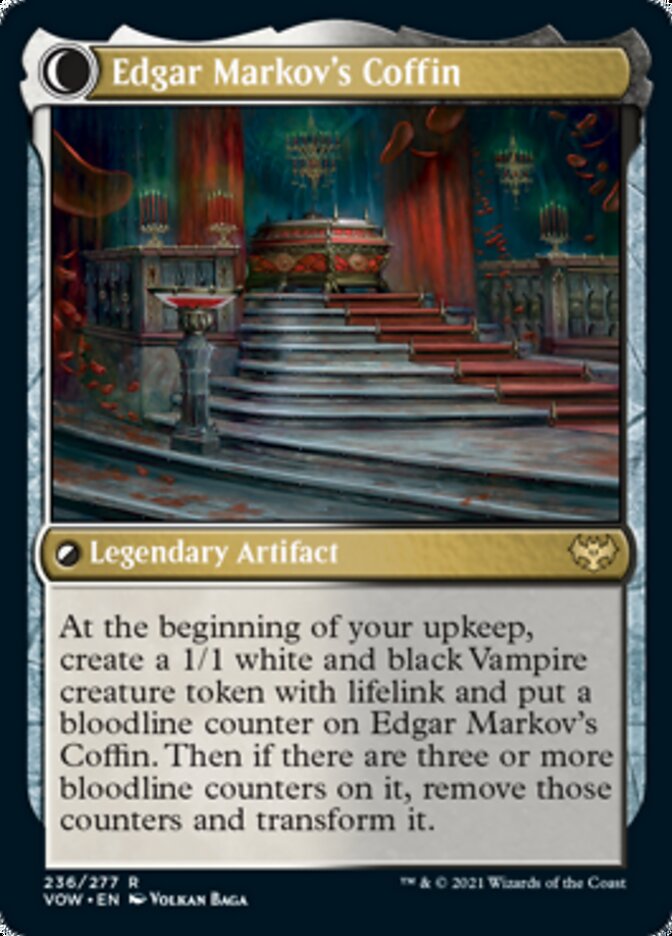 Edgar, Charmed Groom // Edgar Markov's Coffin (de Near Mint)