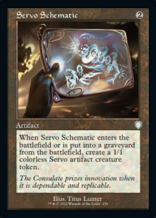 Servo Schematic [Commander: The Brothers' War] (German)