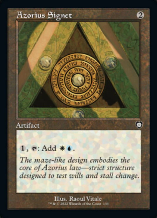 Azorius Signet [Commander: The Brothers' War] (German)