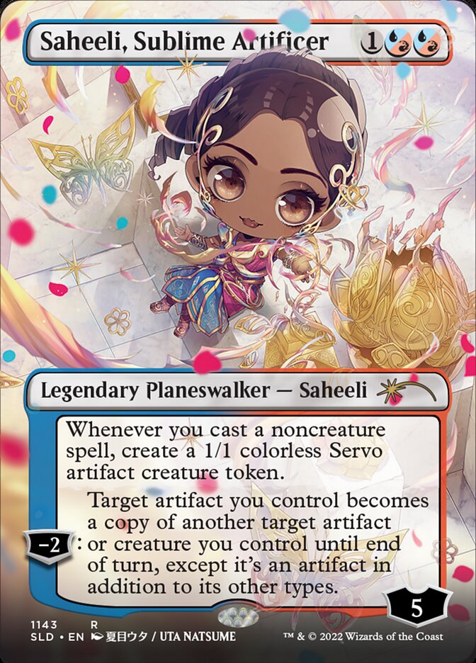 Saheeli, Sublime Artificer (1143) (NM Foil) [Secret Lair Drop Series]