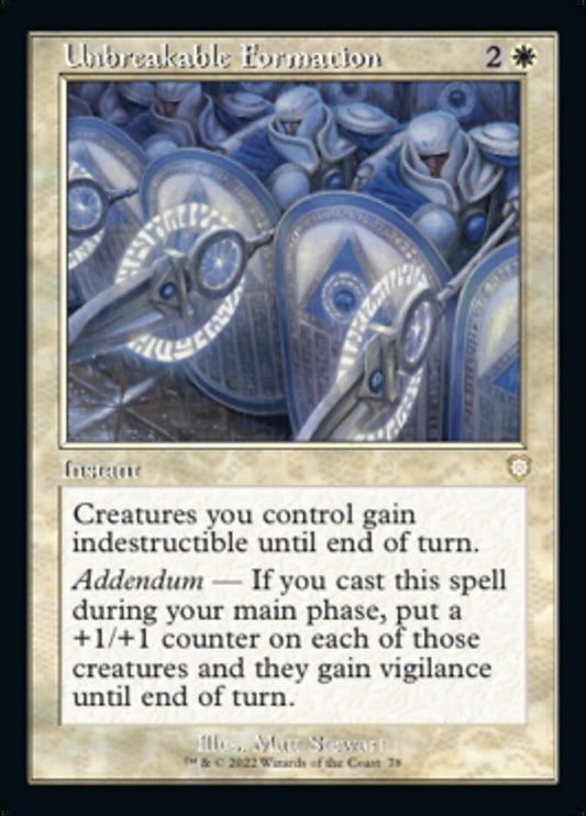 Unbreakable Formation [Commander: The Brothers' War] (German)