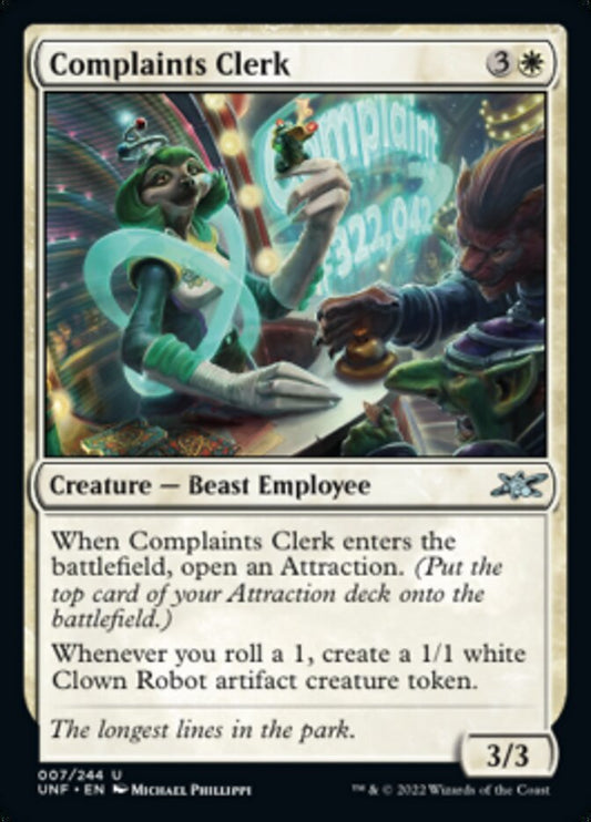 Complaints Clerk (en Near Mint)