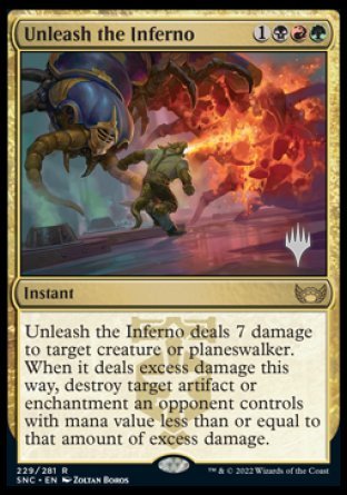 Unleash the Inferno (V.2) (en Near Mint)