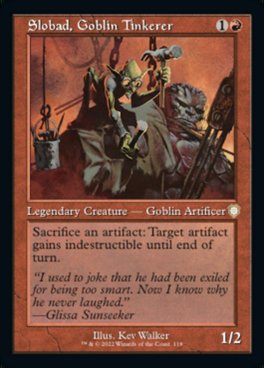 Slobad, Goblin Tinkerer [Commander: The Brothers' War] (German)