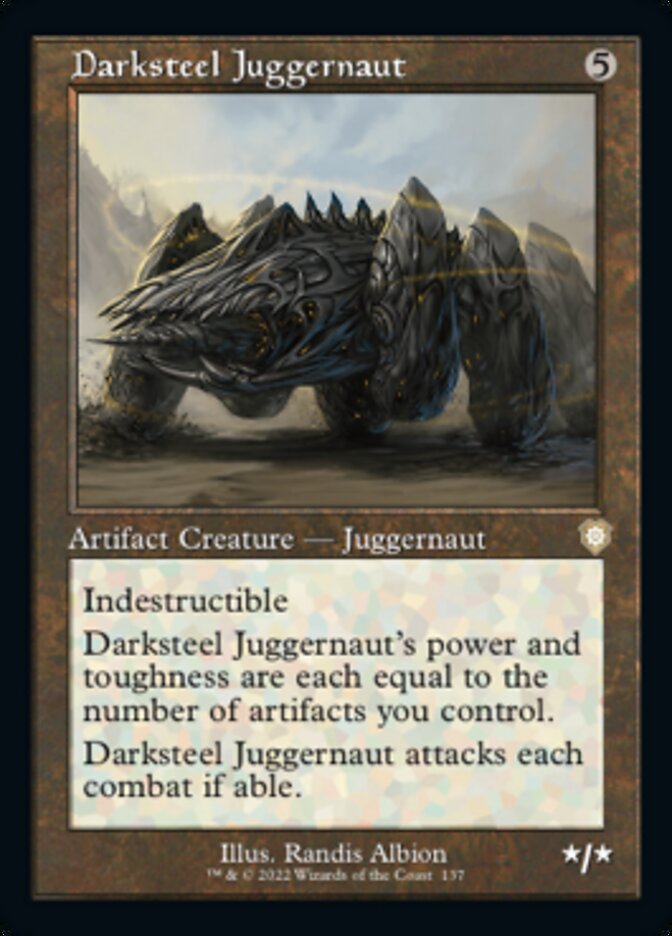 Darksteel Juggernaut [Commander: The Brothers' War] (German)