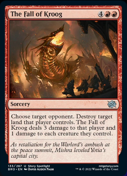 The Fall of Kroog (de Near Mint)