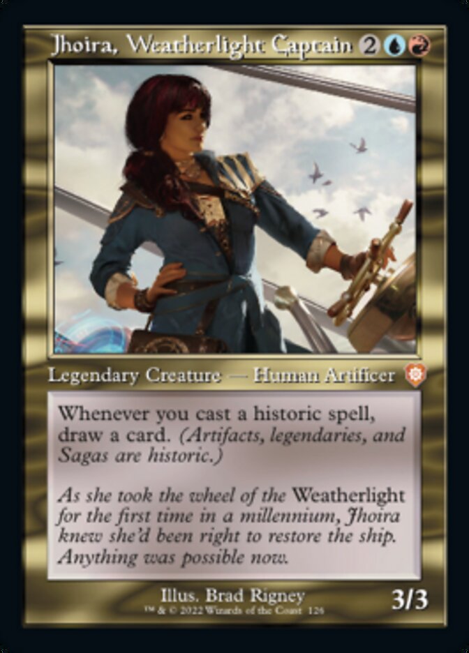 Jhoira, Weatherlight Captain [Commander: The Brothers' War] (German)