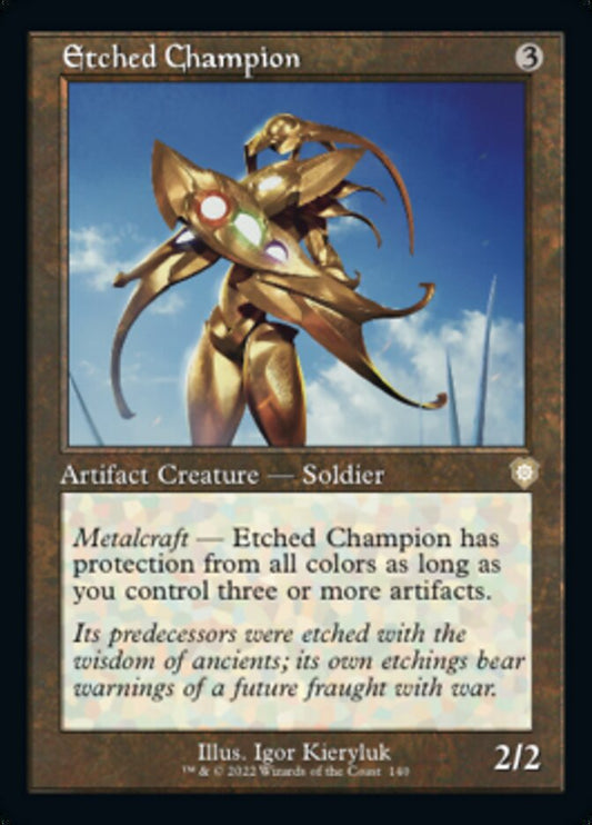 Etched Champion [Commander: The Brothers' War] (German)
