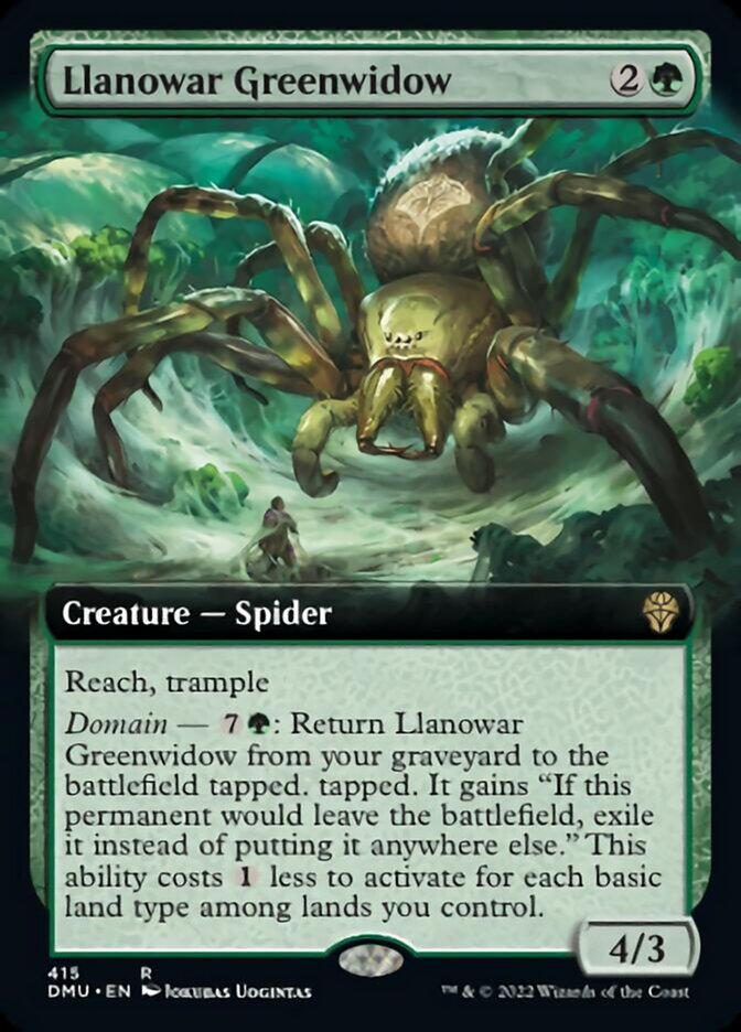 Llanowar Greenwidow (de Near Mint)