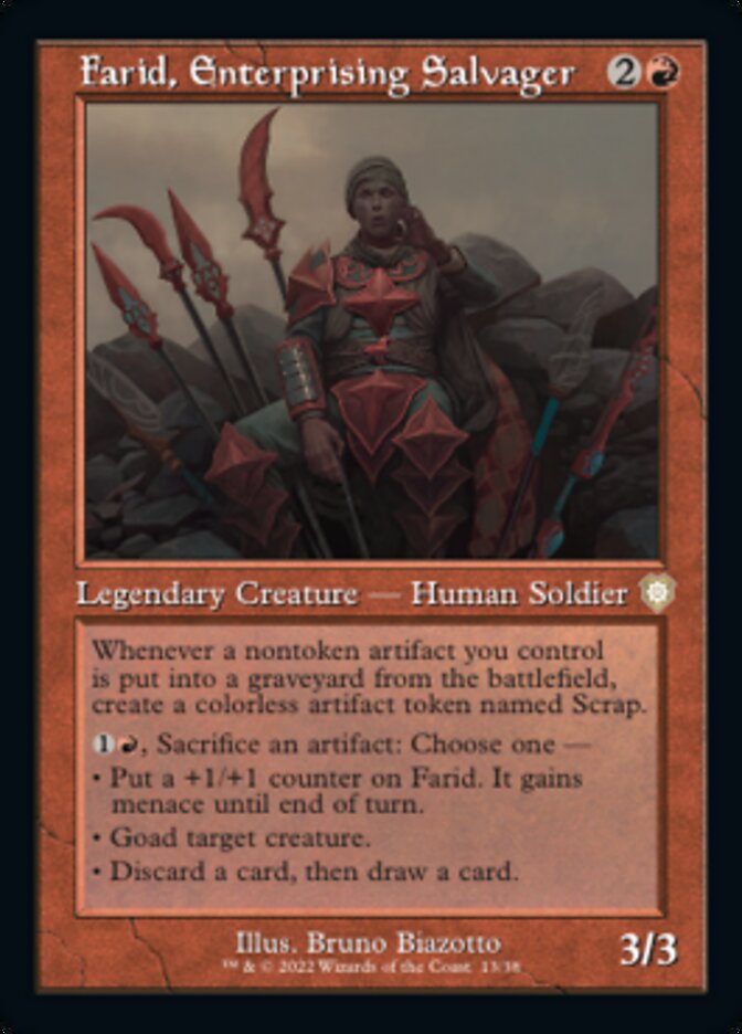 Farid, Enterprising Salvager [Commander: The Brothers' War] (German)
