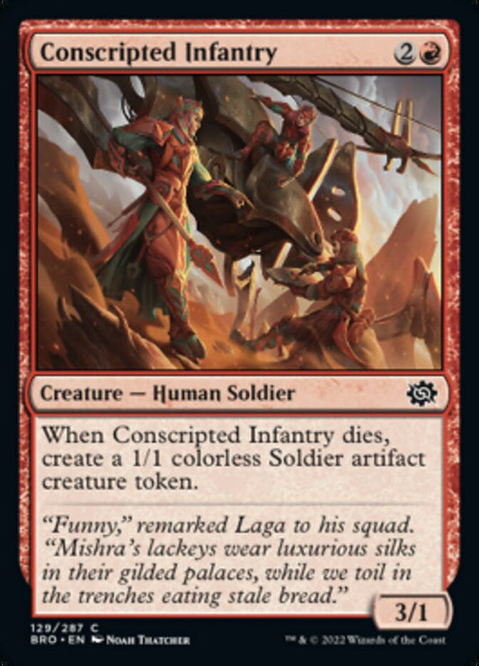 Conscripted Infantry (de Near Mint)