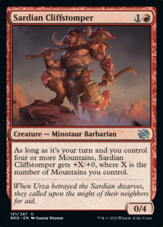 Sardian Cliffstomper (de Near Mint)