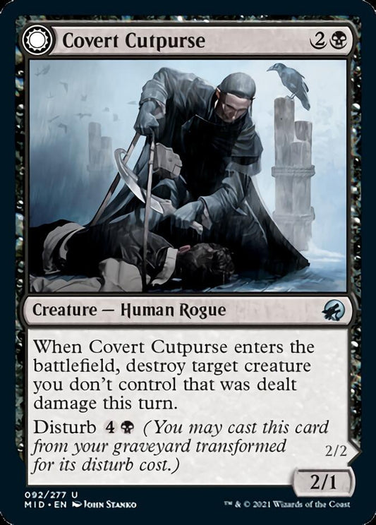 Covert Cutpurse // Covetous Geist (en Near Mint)