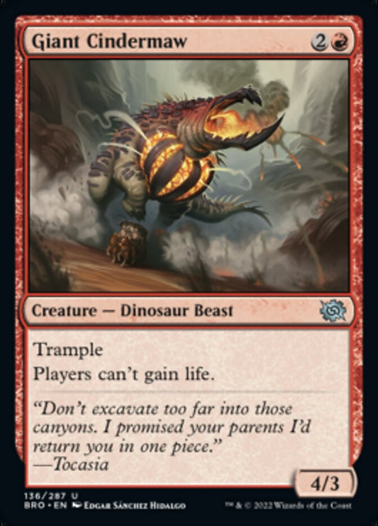 Giant Cindermaw (de Near Mint)