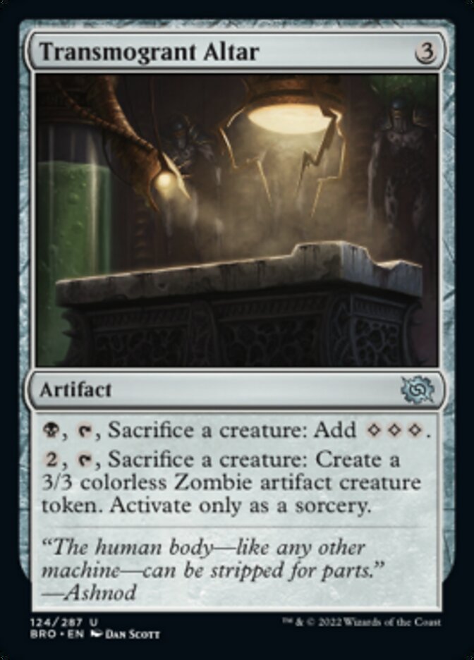 Transmogrant Altar (de Near Mint)