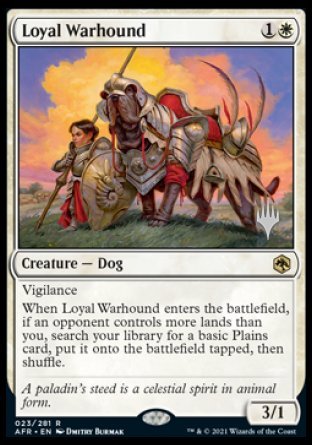 Loyal Warhound (V.2) (en Near Mint)
