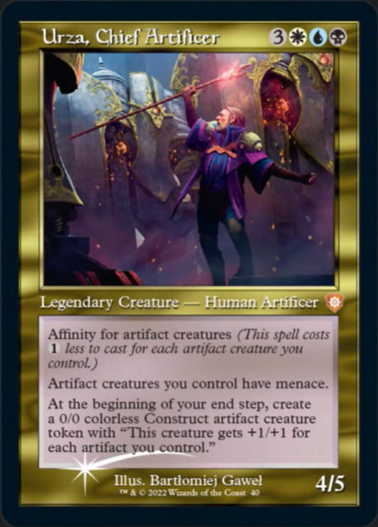 Urza, Chief Artificer (Display Commander) [Commander: The Brothers' War] (German)