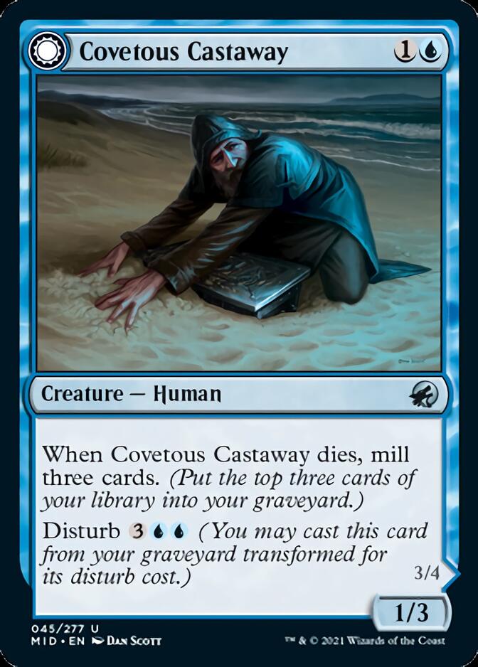 Covetous Castaway // Ghostly Castigator (en Near Mint)