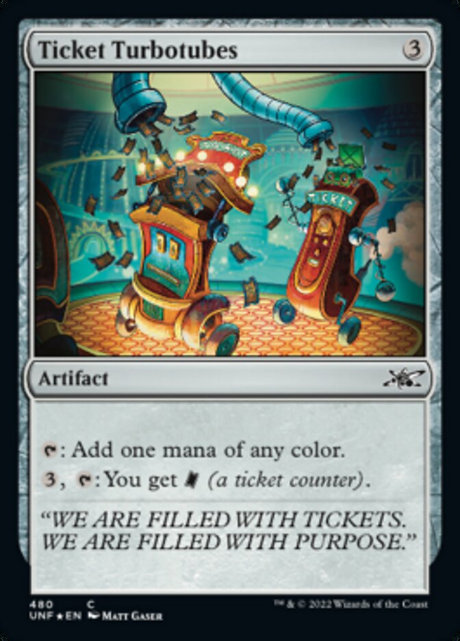 Ticket Turbotubes (en Near Mint)