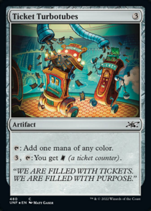 Ticket Turbotubes (en Near Mint)