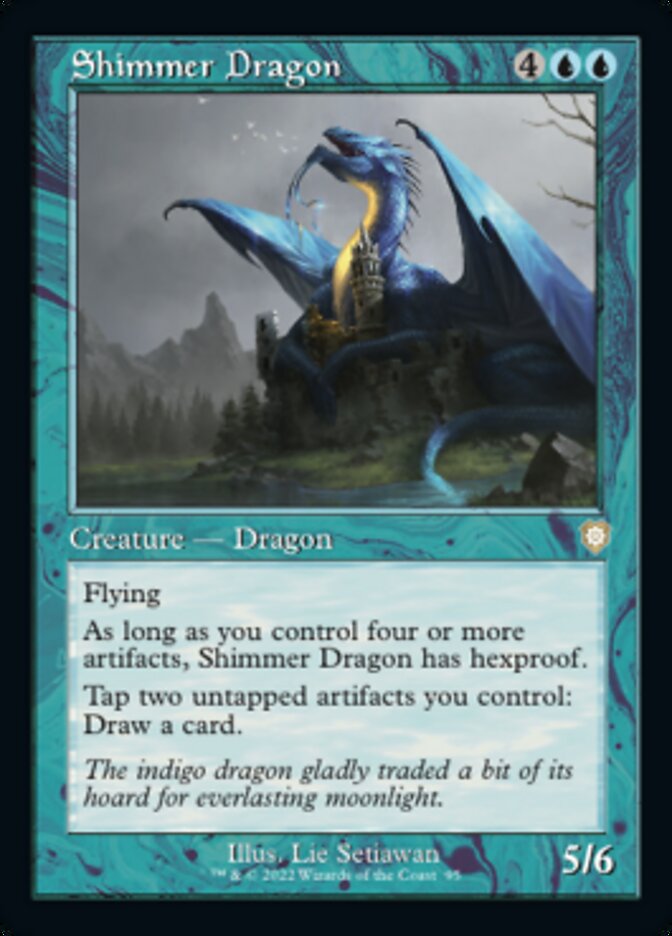 Shimmer Dragon [Commander: The Brothers' War] (German)